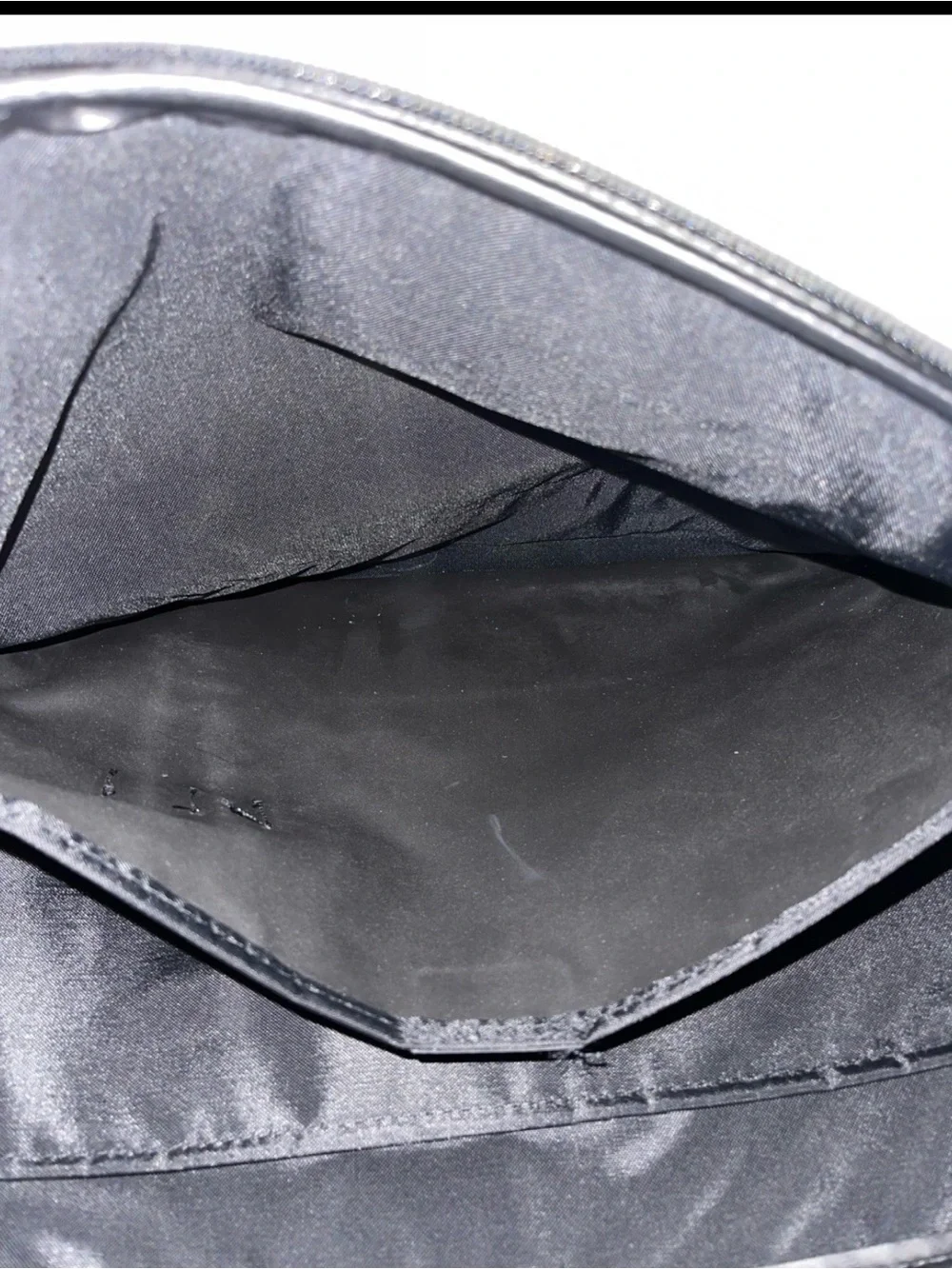 Lancel Black Laptop/Portfolio Soft Zip Case 15X11”
